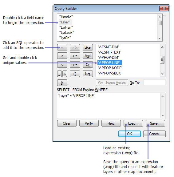 Definition Query Arcgis Online Displaying Cad Features—Arcmap | Documentation