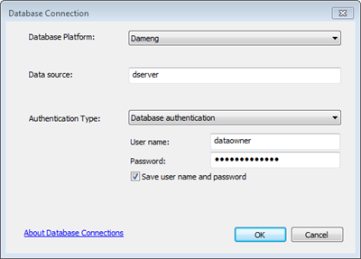 Example Dameng connection