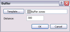 Creating a 300-meter buffer