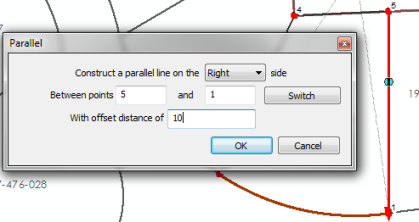 Parallel dialog box