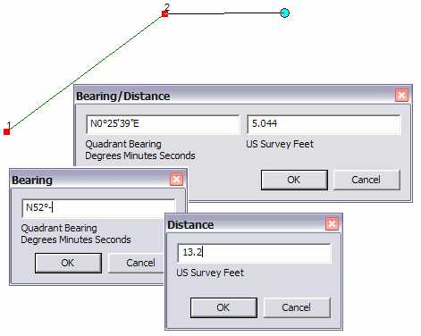 Bearing, Distance