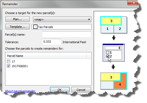 Parcel remainder