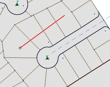 Name parcels sequentially using a line