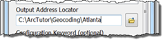 Set output address locator