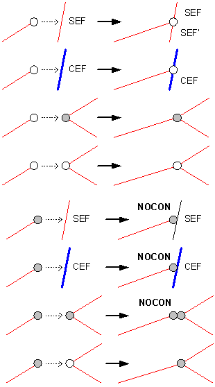 Stretching and moving network features