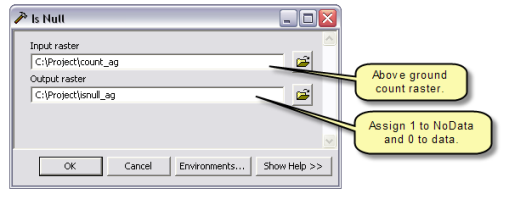 Is Null geoprocessing tool