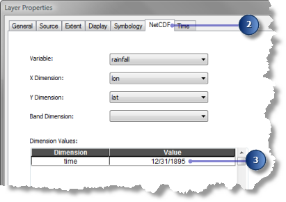 Selecting a specific time, level, or other dimension value