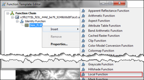 Insert the Local Function into the function chain