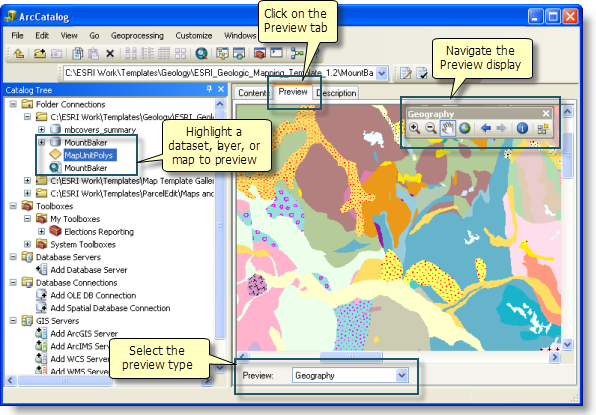 Essential Arccatalog Vocabulary—arcmap Documentation 0010