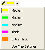 Highlighter Tool drop-down