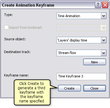 Creating multiple keyframes