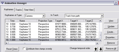 Removing a keyframe