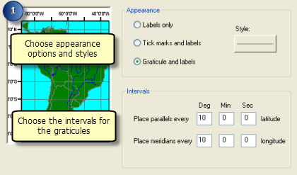 Grids and Graticules Wizard - Creating graticules