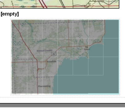 Locator map with mask layer