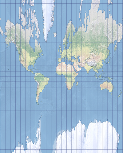 Cylindrical Map Projection Definition Perspective Cylindrical—Arcmap | Documentation