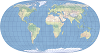 An example of the Natural Earth II map projection