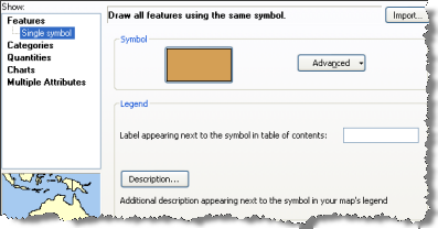 Drawing a layer using a single symbol