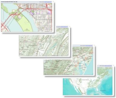 A multiscale topographic basemap for use in ArcGIS