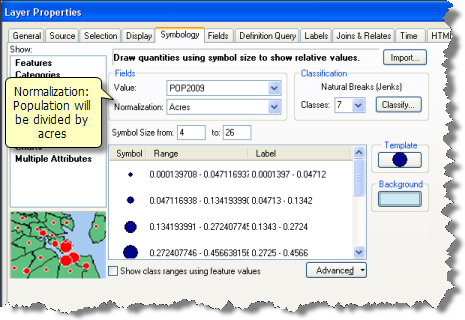 arcgis 10.6 format numbers in layer properties