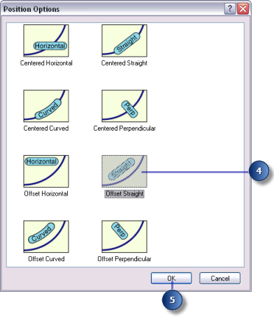 Position Options dialog box