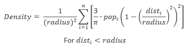 kernel density arcmap