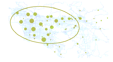 example of distribution of spatial data