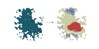 Optimized Hot Spot Analysis Spatial Statistics ArcMap