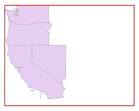 The red box represents the IGeoDataset extent after some of the features have been deleted