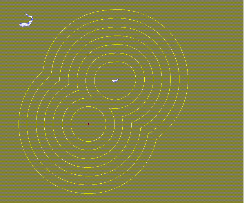 Distance offsets used when generating buffers