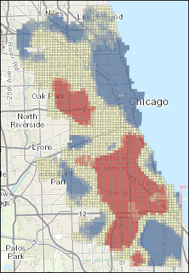 Unemployment hot spot map