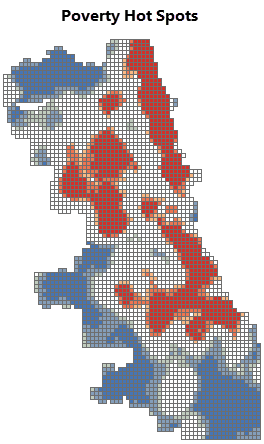 Poverty hot spots