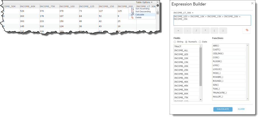 Expression Builder