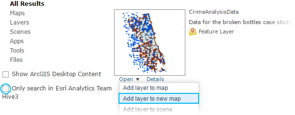 Add layer to new map