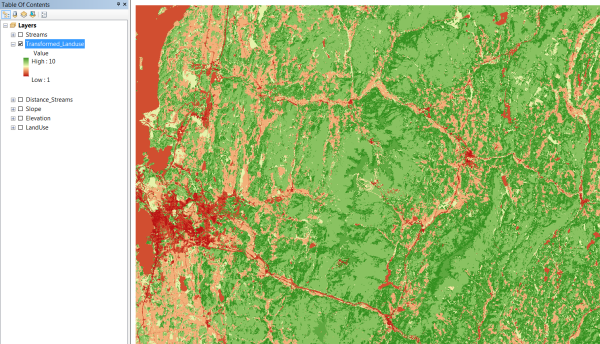 Output Transformed_Landuse layer