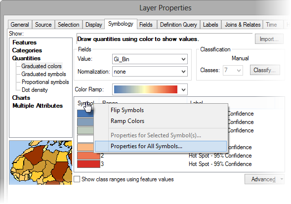 Changing the layer rendering