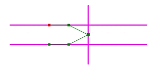 Ejemplo de hacer clic en varios vértices