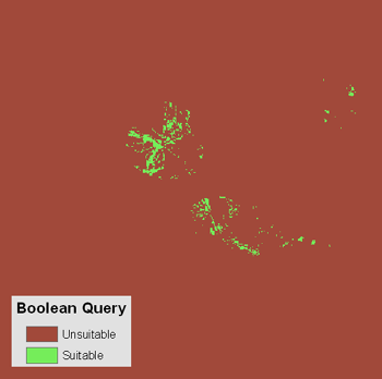 El resultado de una consulta booleana