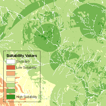 Mapa de adecuación de salida