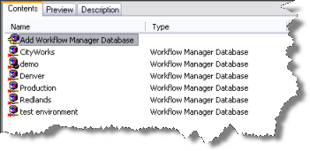 Agregar la Base de datos de Workflow Manager