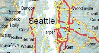 Ejemplo del uso de la anotación de geodatabase para un mapa base