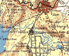 Ejemplo de mapa de color cartografiado