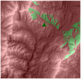 Visualizando cuenca visual con sombreado