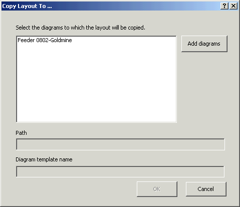 Copy Layout To dialog box