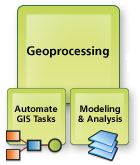 El geoprocesamiento se utiliza para la automatización de tareas SIG, así como para modelado y análisis
