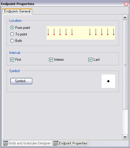 Endpoint Properties window