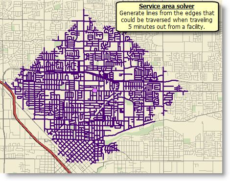 Líneas de área de servicio