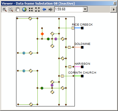 Substation 08 diagram opened