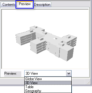 Vista previa en 3D utilizando ArcCatalog