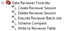 La caja de herramientas de Data Reviewer