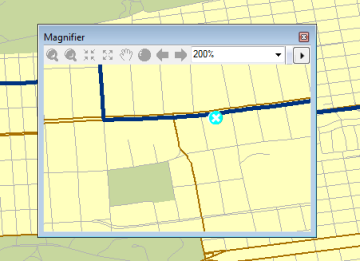 Una barrera ubicada en la ruta